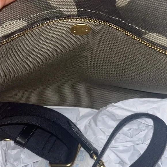 Coach Green and Black Camouflage Tote - Picture 9 of 10